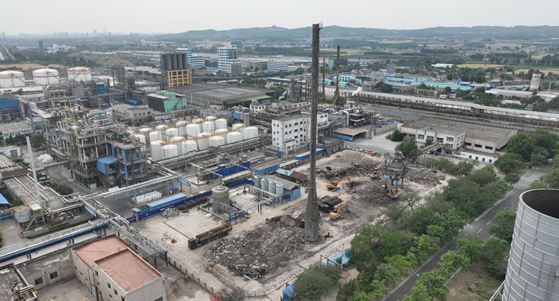 齊魯苯酐氯乙烯拆除項目